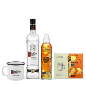COMBO VODKA KETEL ONE + MOSCOW MULE COM CANECA