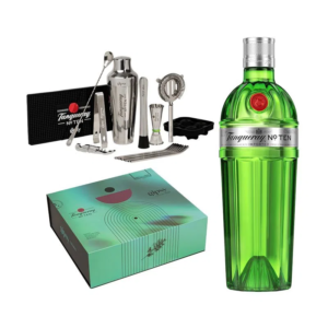 KIT HOME BAR GIPSY COM GARRAFA GIN TANQUERAY TEN 750ML - WOOZEN