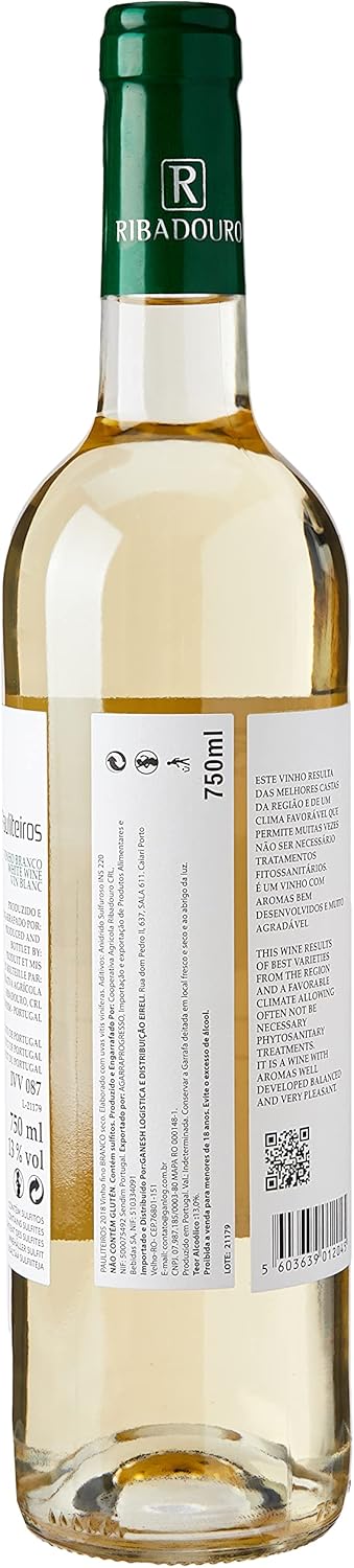 Pauliteiros Vinho Português Branco 750Ml - Imagem 6