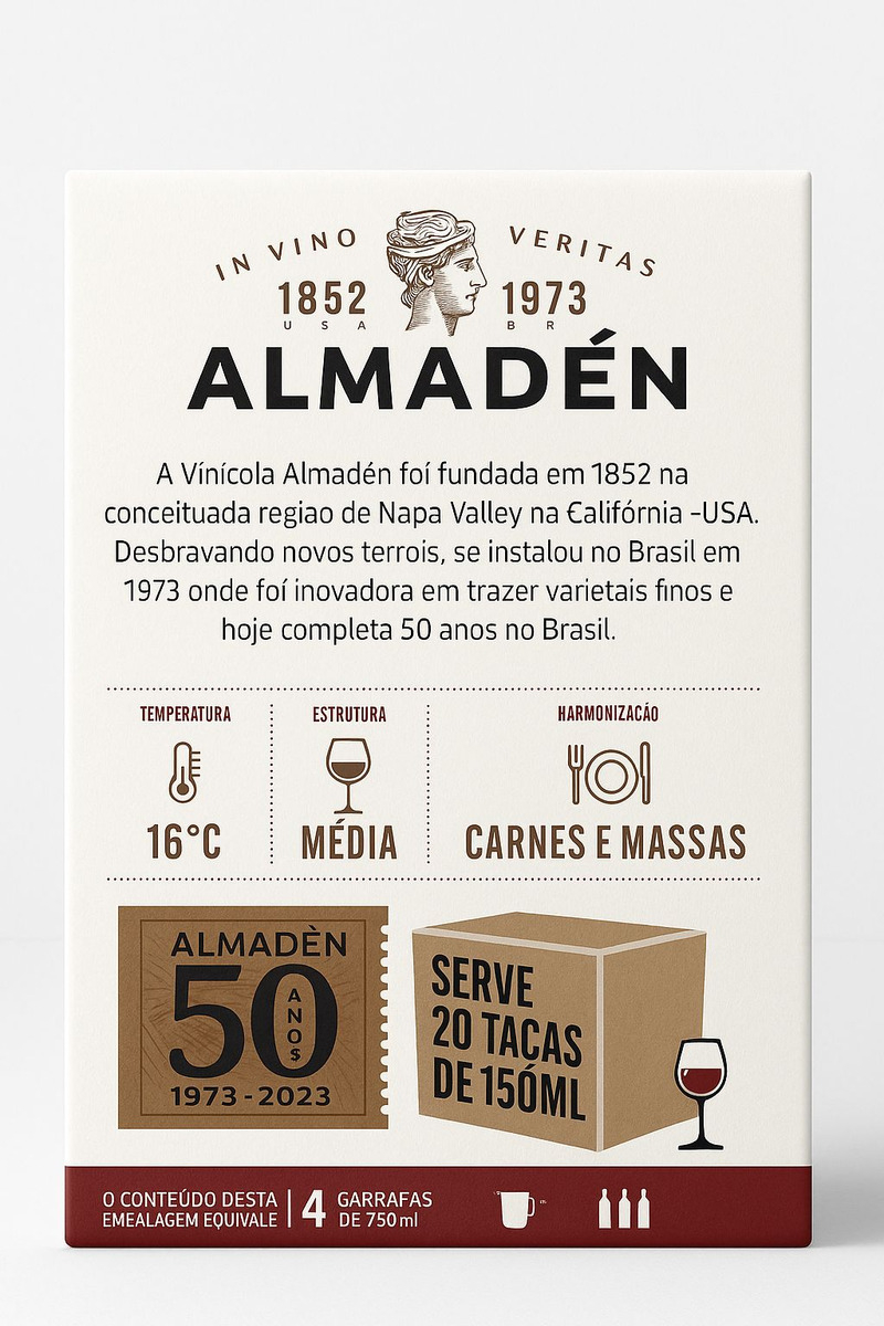 Vinho Tinto Cabernet Sauvignon Almadén Adega Miolo Wine Group 3 - Imagem 4