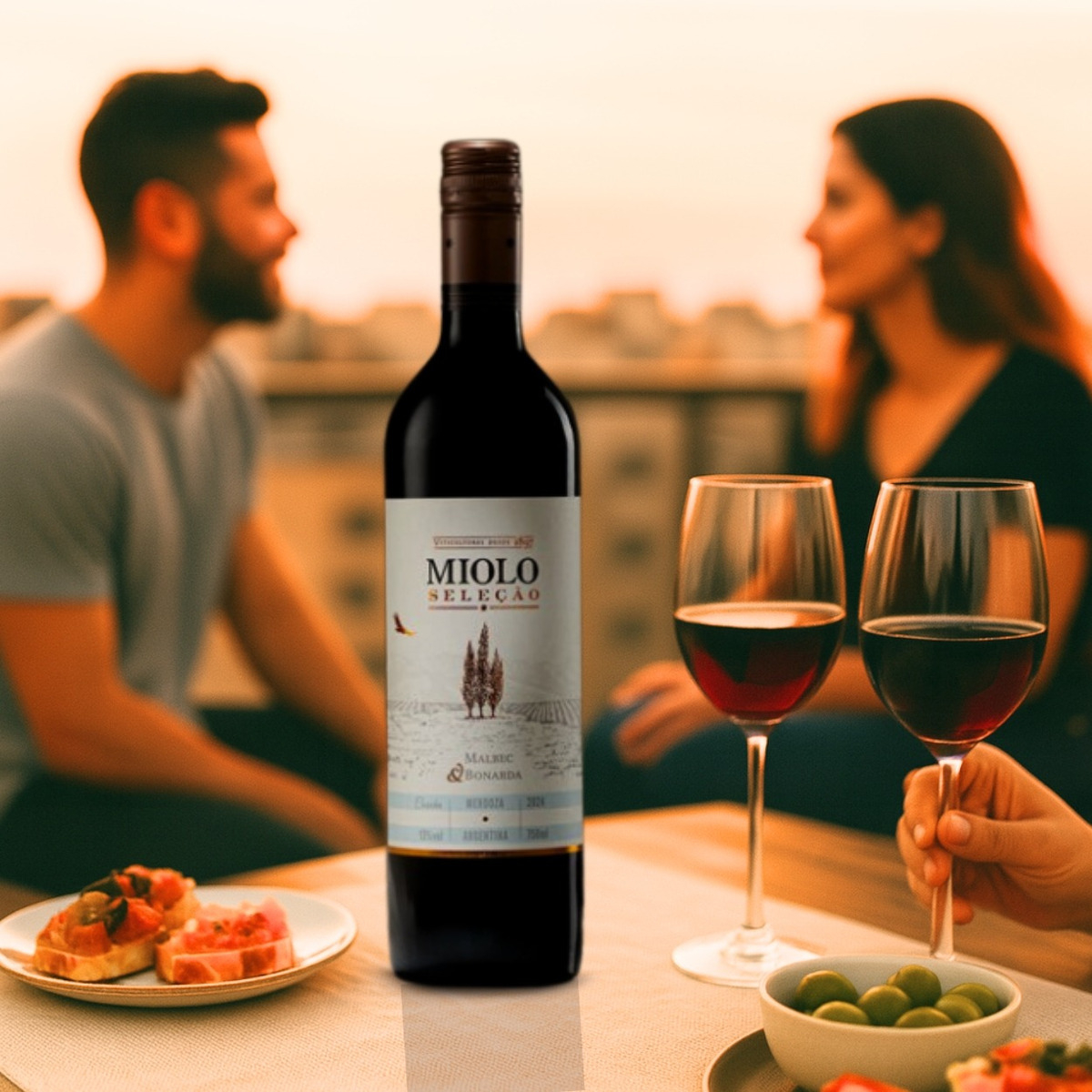 Vinho Miolo Seleção Malbec/bonarda Tinto 750ml - Imagem 5