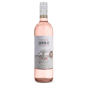 Vinho Brasileiro Rosé Seco Miolo Seleção Carbenet Sauvignon Tempranillo Campanha Garrafa 750ml