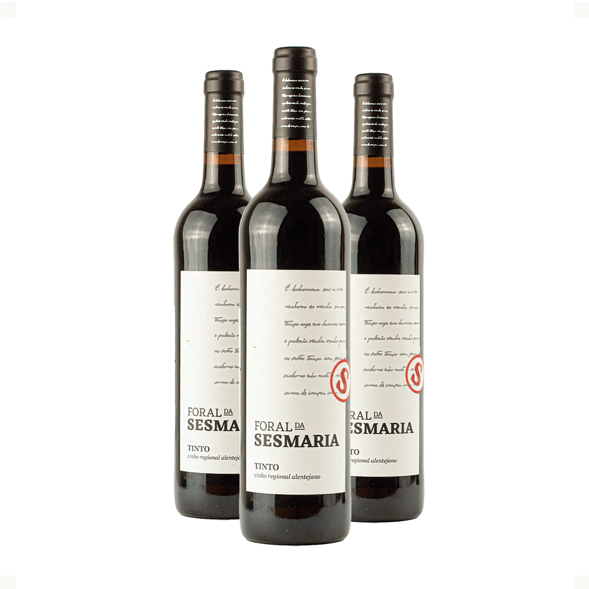 Kit 3 D'Alegria Foral da Sesmaria Tinto